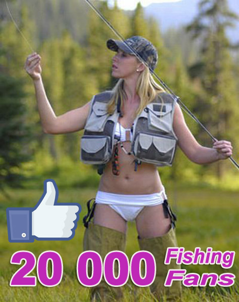 Bikini bass fishing girl