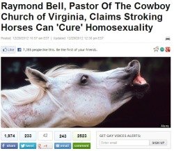 straightgirl:  waifuwaifuflutterass:  dellovan:  catbountry:  straightgirl:  every time i look at this theres something new to laugh at, from the picture to the “cowboy church” to the “gay voices alerts” to the concept itself  Neigh.  I have pet