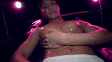 asianmusclemaster:Don’t be shy, Boy! Show me how sensitive your sexy tits are…