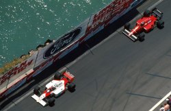 formula1history:  Alain Prost &amp; Michele Alboreto - Monaco 1988 [1024x663]Source: http://i.imgur.com/VSAujIY.jpg