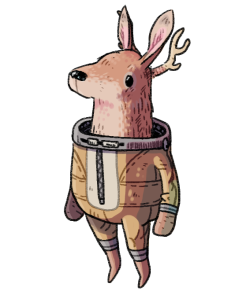 maikevierkant:  indiana-jonas:  - Space Deer 2.0 -  My friend Jonas does amazing things with his Space Deer n its many incarnations ♥ (and amazing things in general, but seriously, check out his Space Deer tag right here) 