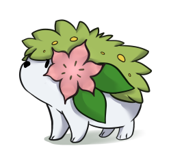 mega-luxrite:  Made a Shaymin doodle!! ;v;Both Shaymin are now up on Redbubble!