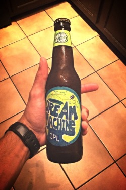 kxndrick:  &ldquo;DREAM MACHINE, AN INDIA PALE LAGER OR IPL, IS A MELDING OF VARIED VISIONS OF AN INDIA PALE ALE AND AN AMBER LAGER. ONCE POURED, ITS LIGHT COPPER COLOR DELIGHTS THE EYES AND A CITRUSY HOP AROMA FLOWS THROUGH THE NOSE. UPON FIRST SIP,