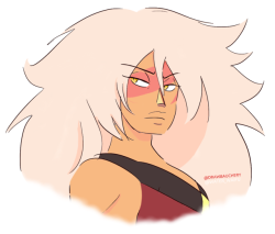 im here to say that i LOV your jasper, and tried coloring the one i liked the most. hope u like it ♡ (also that was my first time messing up w digital art lmao)(submitted by water-waifu)!!!! This was my favorite too! It looks so soft and gorgeous!