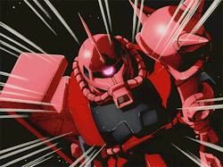 gslchar:  Here, have some BluRay #Gundam remastered Char gifs because monday sucks!