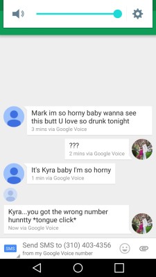 Soooooo I wake up this morning to some thirsting ass trollop all up in my dick space  calling me Mark and shit. 