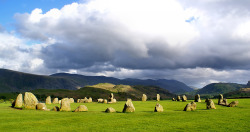 ancientart:  Castlerigg Stone Circle (S05123), located in Cumbria, England: “one of the most visually impressive prehistoric monuments in Britain&ldquo; (-John Waterhouse). Raised during the Neolithic period (about 3000 BCE), the Castlerigg Stone