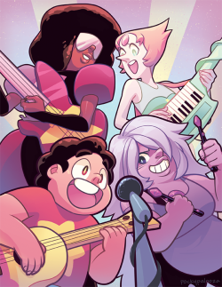pockypalooza:  I haven’t had time to draw for myself, but this is the closest I’ll get to that… I love Steven Universe so much ;;~;; I’m turning this into a print to sell at a little minicomic con called Fluke!! If you’re around Athens, GA and