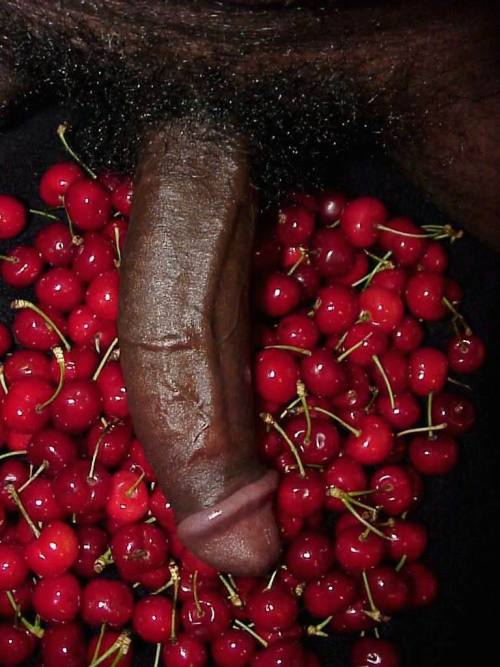 Ebony cherry poppers