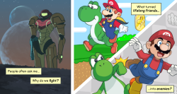 finalsmashcomic:  The Origin of Super Smash Bros. A moment’s silence for all the friendships - and palms - destroyed by this game. It came out only a short while before Smash 64, after all… that’s just too much of a coincidence! ;)  Full image version