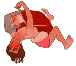 granpappy-winchester: desperatelyseekingcannibals:  granpappy-winchester:  For @astoryandasong who wanted Hannibal pulling Will’s hair, which morphed into Hannibal playing with a giggly-cuddly-randy-Will (which is as canon as Hannibal’s love for all