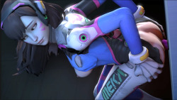 1kmspaint:   D.Va Wall-mounted. When you are going through your SFM folder opening up old webms and go “Did I make this? I mean, It’s rendered and it’s here so I must have but what the… I don’t remember this”Looks pretty rough but I don’t