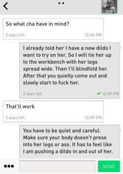 cuckoldtext:  Thisâ€™ll work - not.  It may not work to trick her into believing it&rsquo;s a dildo, but she might turn out to be a more willing accomplice than hubby knows. Â There&rsquo;s an awful lot of &ldquo;bad&rdquo; hidden in some of those &ldquo;