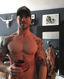 pecstacular:  Good morning! Coffee or ass? Happy Power Bottom Appreciation Day! Joe Putignano always looks hot.Click here for more posts on Joe.