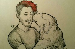 olyatravkinaa:  And again sketch of Mark and Chica. Because they double cuteness together