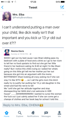boujee-geminiiheauxx:  hoekagei:  stayingwoke:  rebelliousrebe:  themonalydia:   chrissongzzz:  🤔😊  smfh pathetic   Re-fucking-diculous   Smh  “I guess I’ll have a new daughter” I’m so glad there’s women like this in the world because