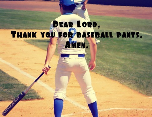 Baseball players pants