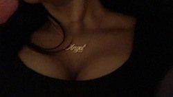 superbads:  were-all-mad-in-neverland:  superbads:  I really love this necklace  The necklace is totally the focus of the picture  The focus is my tits because I love my tits but I also love my necklace, thanks! 