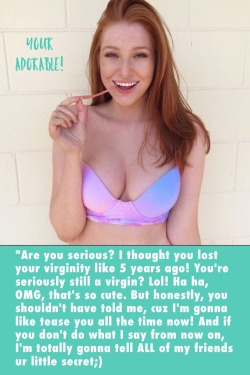 just-stay-beta:Uh oh, now she knows… why did you tell her? What were you thinking? You’re screwed! Now you understand, don’t trust redheads, they’re naturally wild and unpredictable
