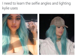 codeinecoveredlips:  websurfer1994:  astro1995:  put-itdownonme:  Fuck  she looks like a different person omg   honestly angles and lighting probably have nothing to do w it. id bet anything she has people paid solely to photoshop her pictures before