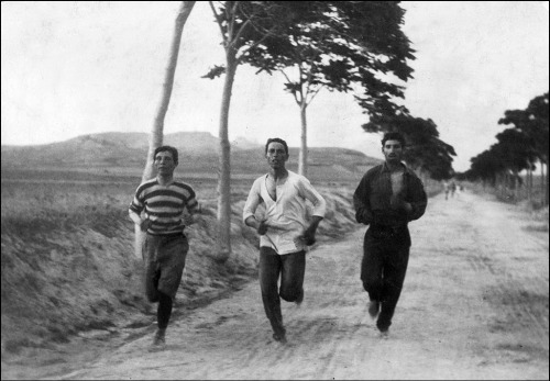 The first Olympic Marathon in the first modern Olympic Games, Athens, 1896.https://painted-face.com/