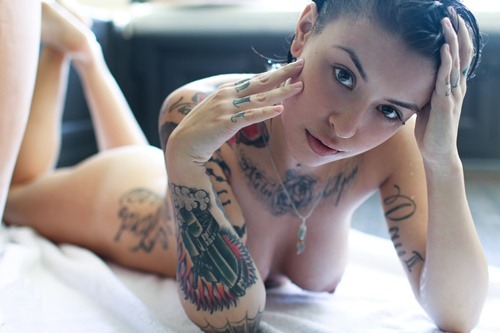 Hot rib tattoo girls nude