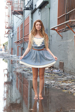 Jessie Andrews In The Fashion District - 35 pics @ Zishy.com. Click for full pictorial.