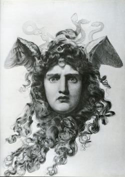 loumargi:  Anthony Frederick Augustus Sandys, Head of Medusa 1875