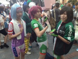 charmsandpandas:a couple pics I took at the ywpd shoot! I’m sorry my character favorites are so damn obvious lmao