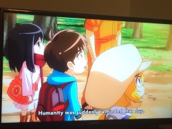 Watching the SnK characters watch SnK on TV on my own TV (With Funimation app via PS4).~CHUUGAKKOUCEPTION~