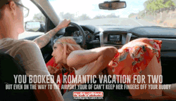 sharingthegirlfriend:  cheatingandhumiliation:  I should thank him for giving us a ride. Taht’s the least I can do. Now shut up and don’t interrupt us while I suck his cock and serve him     Mr. - Follow us on sharingthegirlfriend.tumblr.com     Chat