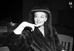 Lili St. Cyr Posing in her mink coat for Press photographers in an L.A. courtroom, at the start of her trial against Indecency charges.. In October of &lsquo;51, vice squad officers arrested Lili during a performance at 'CIRO&rsquo;s Nightclub&rsquo;..