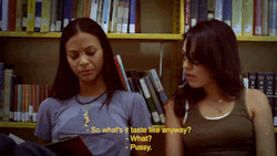 floriculturism:  Mila Kunis and Zoe Saldana in After Sex (2008) [x] (one of the hottest girl on girl scenes ever)