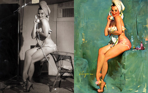 Gil elvgren pin up art hairy fuck picture