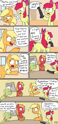 peanutbtter:  greennpc:  Whats a cutie mark of lost innocence look like? Never mind I dont want to know.  Idk if i can put this on my sfw blog hahahahahaha  oh Apple Family, yall so silly.