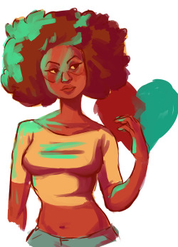 khris-tall:  I drew a human Garnet and Pearl today and?? Someone talk to me about human AUs 