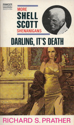 Darling, It’s Death, by Richard S. Prather (Fawcett, 1954). Cover art by Robert McGinnis.From a box of books bought on Ebay.