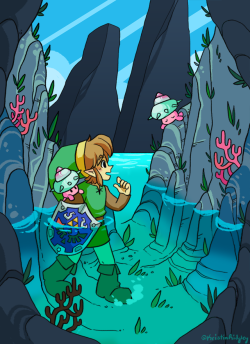 kristinridgley:  Pipe Dreams: A Water Charity Zine is available now on Gumroad for pay what you want! Thanks so much to @tubartist​ for organizing this project. Here is my entry! I just finished playing A Link Between Worlds and I would DROP EVERYTHING