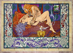 Fantasy Erotic Celtic Art - THE DREAM OF NUADA by jimfitzpatrick