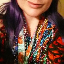 #Mistress loves #beads!!! #mardigras #femdomroadtrip #vacation #MardiGras2015 #frenchquarter #femdom #neworleans #throws