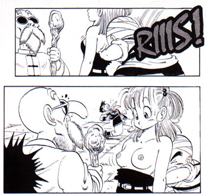 Bulma and her huge boobs
