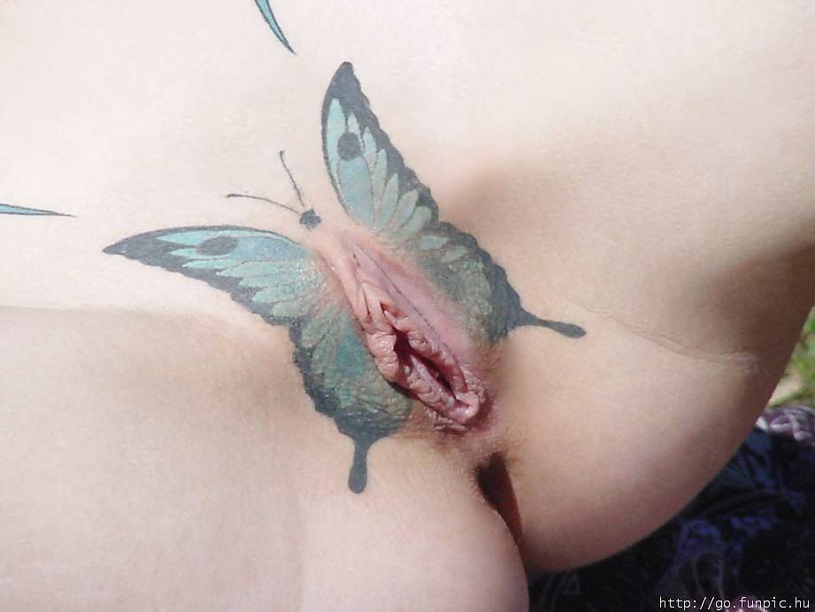 Butterfly pussy tattoos free sex pics