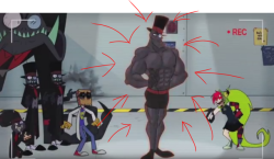 dmnfox:  So I know I’m late on this I don’t watch tv that much and I just learned about Villainous and how Mark is 5.0.5.But this also hit my ear drums on this scene…….Markiplier? was this you voicing buff black hat?I tried googling it but found