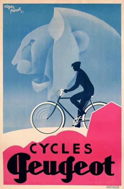 Vintage french cycling poster mature nude