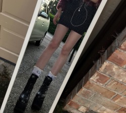yoursatanist:  Lots of people ask where I got these boots, and they’re from a small store in harajuku (the Japanese fashion district) they are locally made so I doubt you can get them anywhere else.