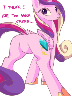 aosion:  royal ass  X3 *giggles* Just like aunty Celly, Cadance~