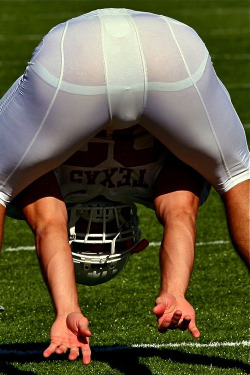maglevdan:  …love the translucent see-through football pants at University of Texas  Me too! Hook &lsquo;Em! \m/