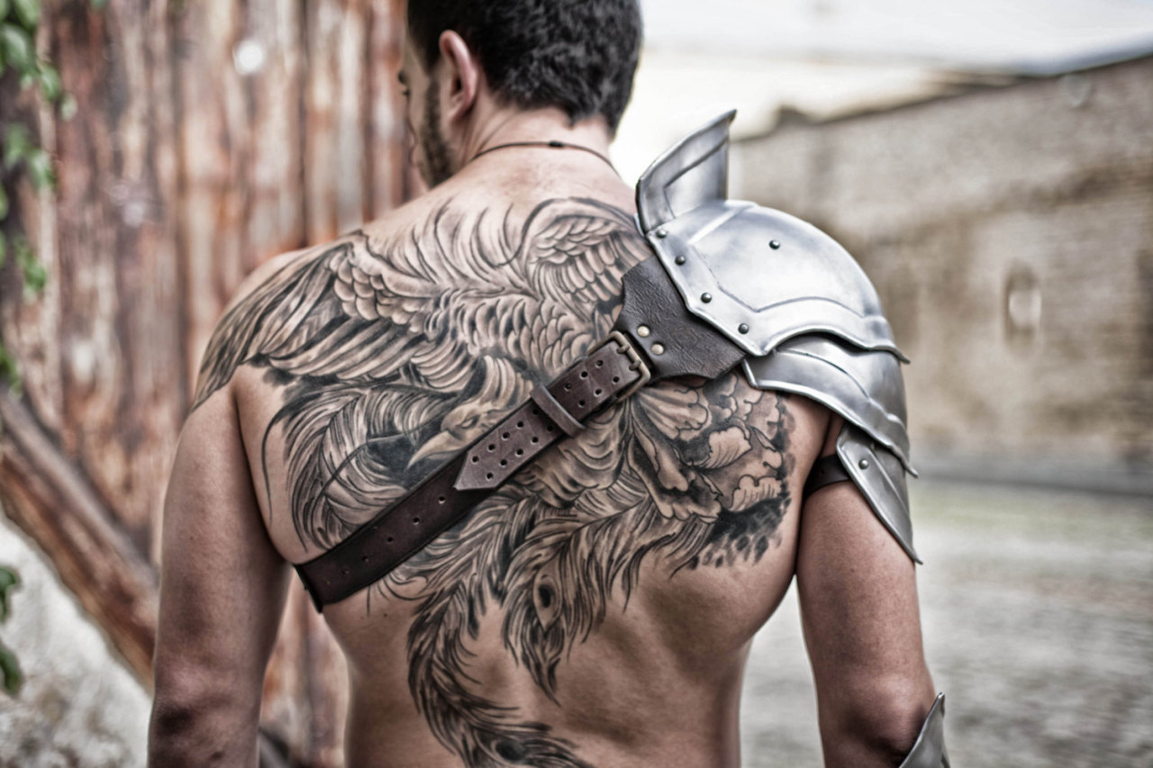 Nordic armor tattoo