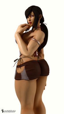 pervertedgecko: Street Fighter Training with Chun-Li I wanted to see If I could make something good looking with the models from Street Fighter V. The big hands, feet and muscles are a bit weird but they gave her an amazing ass and some nice breast  (¬‿¬)