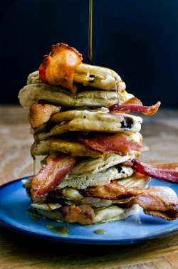 verticalfood:Bacon Pancakes (by Robert Dennis)